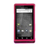 41e6dCESOsL. SL160  GTMax Rose Pink Durable Rubber Hard Snap On Crystal Cover Case for Verizon Motorola Droid A855 CDMA Cell Phone