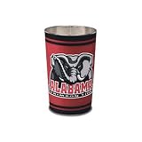 Alabama Crimson Tide NCAA Tapered Wastebasket (15 Height)