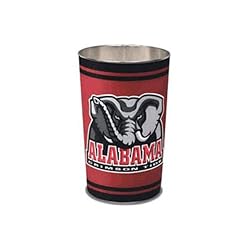 Alabama Crimson Tide NCAA Tapered Wastebasket (15 Height) by Wincraft