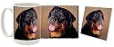 Rottweiler Mug & Coaster Gift Box Combo - Dog/Puppy/Canine Edition Beverage Drinkware