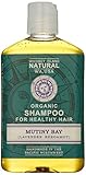 Whidbey Island Natural Organic Shampoo - Mutiny Bay (Lavender Bergamot) 8 fl oz. Made with enriching tropical and nut oils. Safe for dyed hair. Natural foam - No Sodium Lauryl Sulfate (SLS). No alcohol. Handmade in the Pacific Northwest, USA