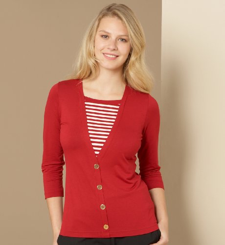 34 Length Sleeve Gold Button Top