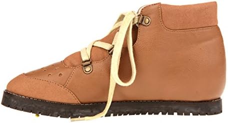 LeBunny Bleu Women's Niki Fashion Sneakers, Brown Leatherette, 7.5