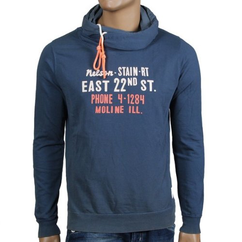 Scotch&Soda BRIGHT Hoodie Denim Blue, Größe:L