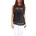 Sunward Women Summer Vest Top Sleeveless Blouse Casual Tank Tops (XL, Black)