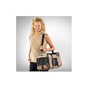 Dog Carrier Airline Approved Duffel Style for Dogs 5 - 18 Lbs.