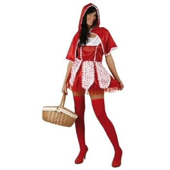 DEGUISEMENT PETIT CHAPERON ROUGE COSTUME FEMME SEXY M/L 95375