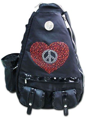 Whak Sak Tell It To My Heart Small Sling Tennis Bag