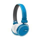 ReF by iLuv - Canvas Fabric Exterior On-Ear Headphones with Incredibly Deep Bass - Perfect match to 