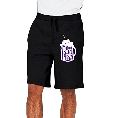 Will Run For Beer Comfortable Men Short Pants Shorts Style