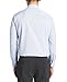 Calvin Klein Men's Regular Fit Non Iron Herringbone Spread Collar Dress Shirt, Blue, 17