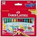 12 COUNT WATERCOLOR CRAYONS BY FABER CASTELL