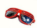 B013 TOTAL VERSPIEGELTE ATZENBRILLE SONNENBRILLE NEON GELB UV-400 
Schutz