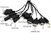 Laptop Car Charger Mobile Charger, Multi Charger, Most Mobiles can be charged - Charge in Car OR in Home OR with Computer/Laptop
