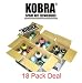 KOBRA Aerosol Spray Paint, 400ml, 18 Pack Deal