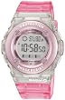 Casio Women's Baby-G BG1302-4 Pink Resin Quartz Watch with Grey Dial