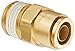 Eaton Weatherhead 1868X8X8 Brass CA360 D.O.T. Air Brake Tube Fitting, Male Connector, 1/2