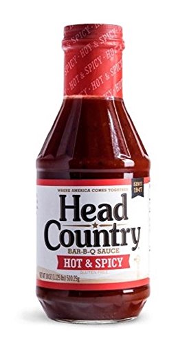 Head Country Bar-B-Q Sauce - Hot & Spicy, 20 oz