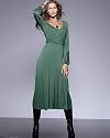 Newport News Together Wrap scoopneck dress