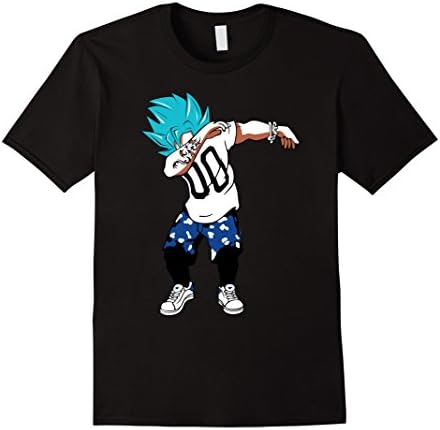 Men's Goku God Dab Shirt Medium Black