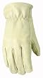 Wells Lamont 1133XL Work Gloves with Grain Pigskin, Keystone Thumb, Leather Bound, XL