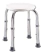 `Bath Stool - Round White