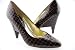 Sam Edelman Lenny Pumps in Dark Brown Patent Croco Image