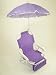Baby Beach Chair With Umbrella Purple
