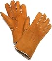 Gruppo Italiano Men's Shearling Lined Suede Glove
