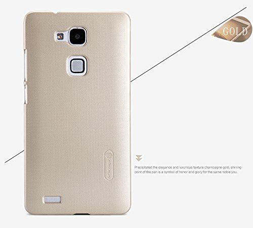 IVSO Huawei Ascend Mate 7 Super Matte Shield Cover High Quality Case+ Crystal Clear Screen Protector -will only fit Huawei Ascend Mate 7 Smartphone (Gold)