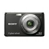 Sony Cybershot DSC-W220 12.1MP Digital Camera with 4x Optical Zoom with Super Steady Shot Image Stabilization (Black)