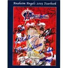 Buy Angels, Anaheim - Signed 2003 Angels Yearbook (2002 World Series Chapions) (Darin Erstad, Adam...