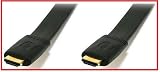 PTC 30ft Premium GOLD Series HDMI FLAT Cable - 24AWG and CL2 rated for inside wall applications