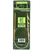 Bamboo Circular Knitting Needles 36''-Size 5