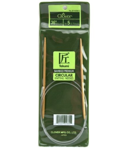 Bamboo Circular Knitting Needles 36''-Size 5