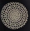 Khaki Classic Crocheted Hair Bun Cover XL