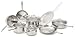 Emeril E914SC64 PRO-CLAD Tri-Ply Stainless Steel Dishwasher Safe 12-Piece Cookware Set, Silver