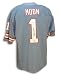 Warren Moon Hand Signed Oilers Throwback Baby Blue Jersey