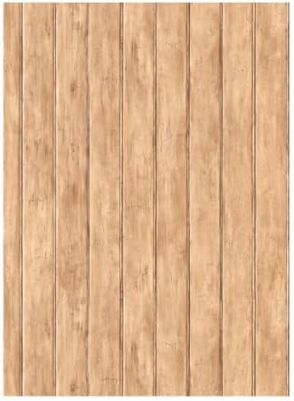 York Wallcoverings Best Of Country FK3899 Bead Board Wallpaper, Light Brown by York Wallcoverings