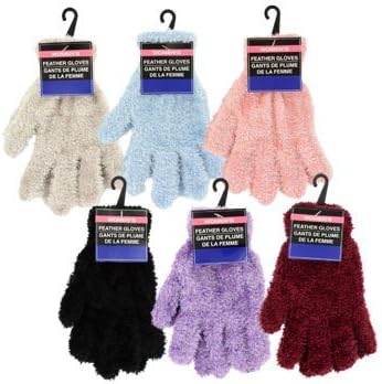 Christmas Stocking for Women or Girls with Stocking Stuffers - Gardettos Single Serve Bag, Warm Cozy Sock Slippers, Warm Fluffy Feather Gloves, Large Candy Cane, Snow Globe, and Christmas Candy Ring.