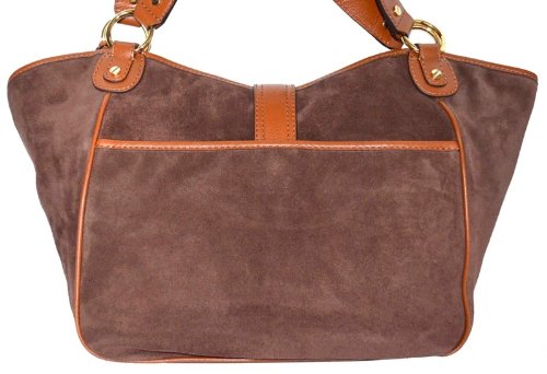 Michael Kors Mocha Suede Leather Charlton Large Tote Shoulder Bag Handbag Michael Kors Mocha Suede Leather Charlton Large Tote Shoulder Bag Handbag