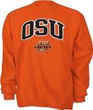 Oklahoma State Cowboys Orange Tackle Twill Crewneck Sweatshirt