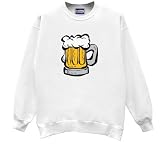 Beer - White - Sweatshirt T-Shirt