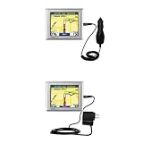 Essential Kit for the Garmin Nuvi 300 - includes Car and Wall Charger with Rapid Charge Technology - Gomadic Brand w/ TipExchange Technology