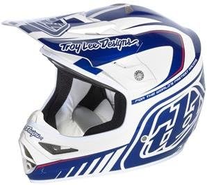 Troy Lee Designs Air Delta Helmet - 2013 - Medium/Blue/White