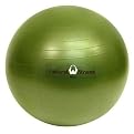 Natural Fitness Burst-Resistant Exercise Ball Medium -Olive (65cm)