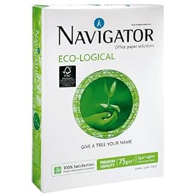 Navigator Eco-Logical A3 420x297mm premium quality office paper, white 75gsm, REAM of 500 sheets