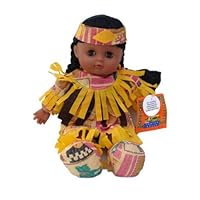 Native American Doll, Assorted Colors with Closing Eyes