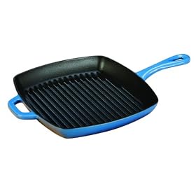Buy Lodge Color 10 Square Grill Pan, Caribbean Blue