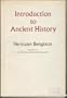 Introduction to Ancient History